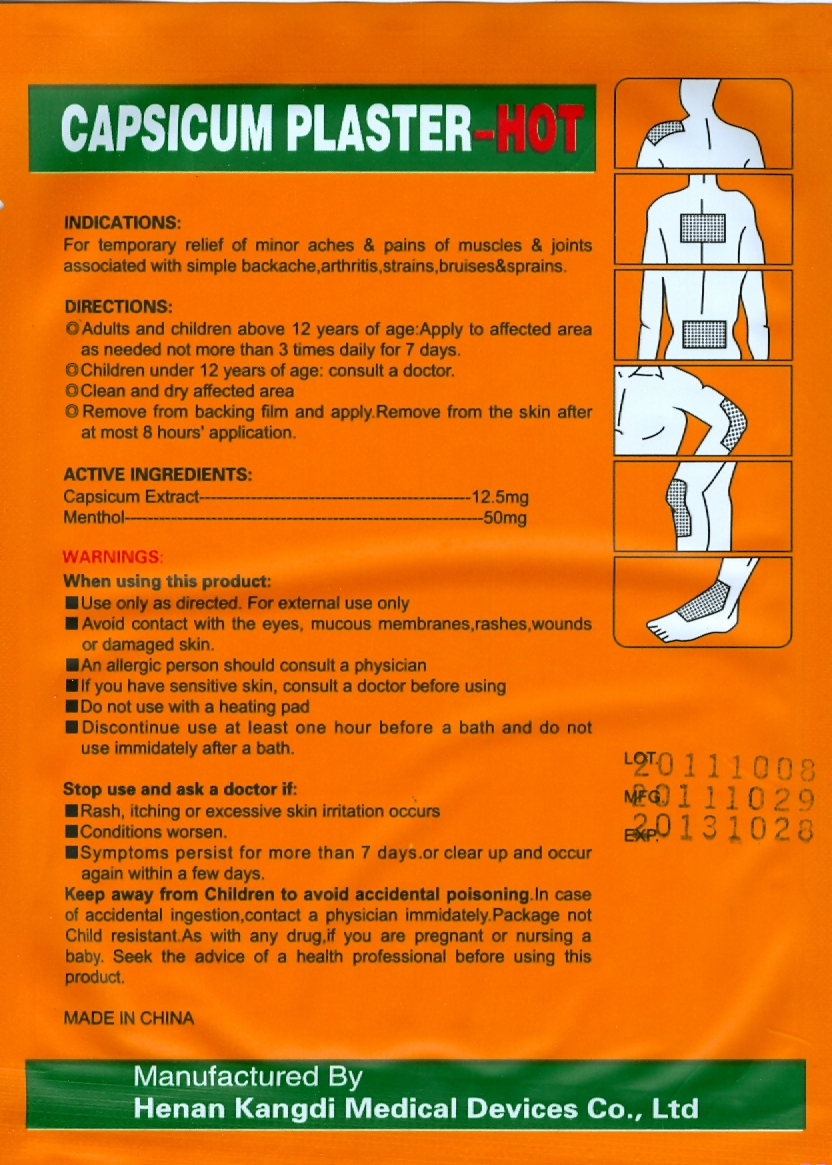 Sneckenströms Ekohandel Chilli Plåster